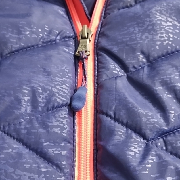 Tek Gear Purple Quilted Puffer Jacket with Chevron Pattern - Picture 5 of 14